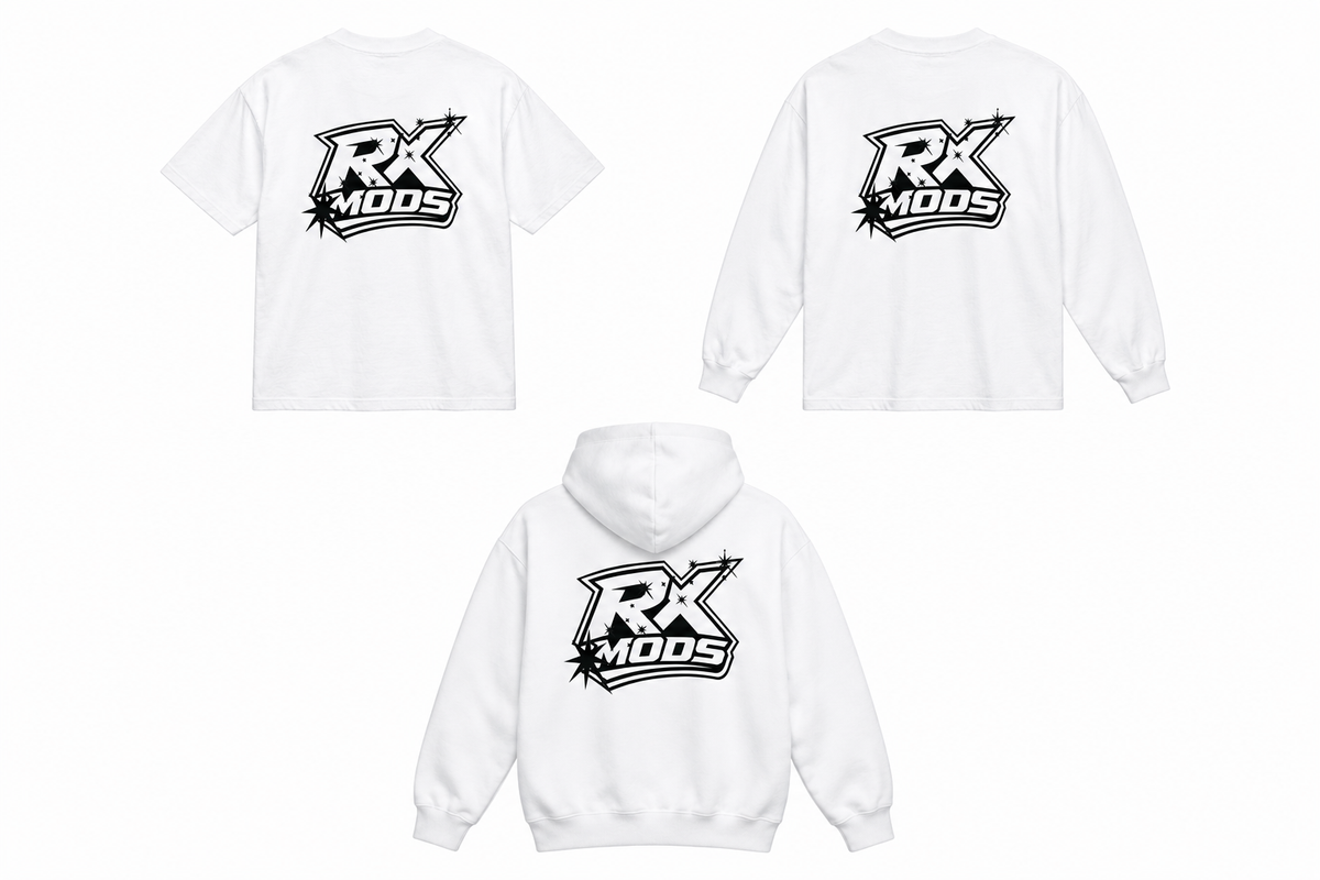 RX Mods White Clothes Bundle
