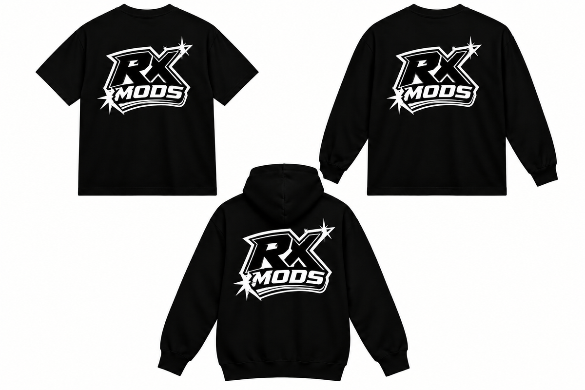 RX Mods Black Clothes Bundle